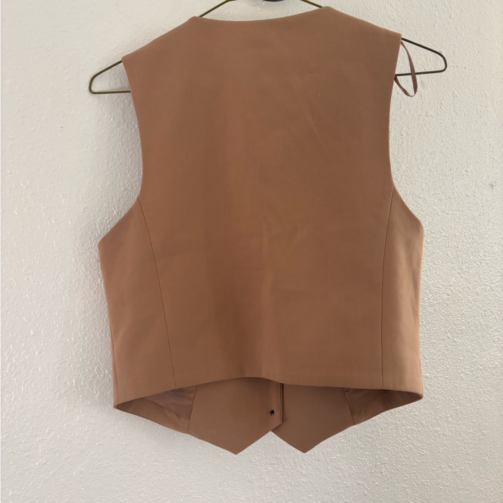 Zara Beige Sleeveless Top - Picture 2 of 3